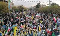 فوران حرارت انقلابی در روز استکبارستیزی / فریاد دانش‌آموزان: «مرگ بر آمریکا»