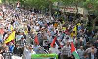 تصاویر راهپیمایی جمعه‌های خشم علیه اسرائیل در مشهد مقدس