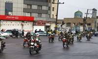 برگزاری رژه موتوری در سالگرد ورود امام به میهن اسلامی در اهواز