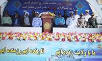 برگزاری رژه اقتدار دریایی و زمینی ارتش در بندرعباس